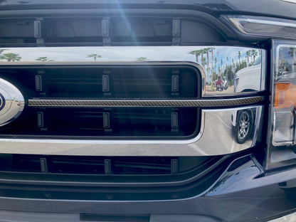 Grille Accent Trim Fits 2021-2023 Ford F-150 by Tufskinz.com