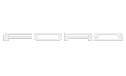 Raptor Tailgate Letter Overlays Fits 2021-2026 Ford F-150 Raptor by Tufskinz.com