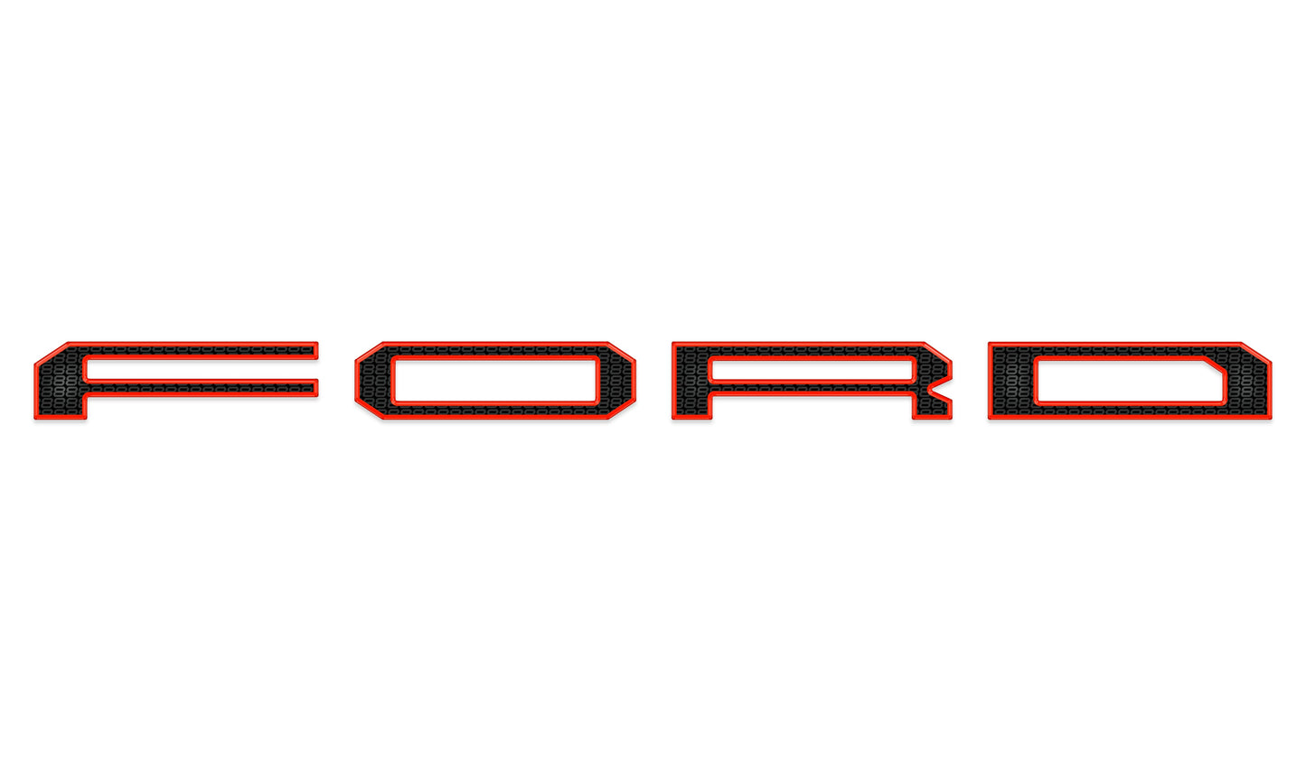 Raptor Tailgate Letter Overlays Fits 2021-2026 Ford F-150 Raptor by Tufskinz.com