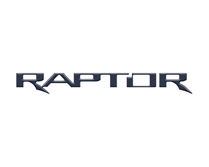 Raptor Tailgate Emblem Inserts Fits 2017-2026 Ford F-150 Raptor by Tufskinz.com