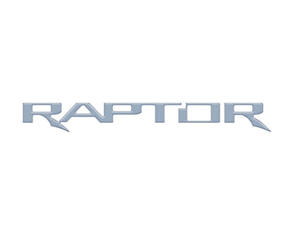 Raptor Tailgate Emblem Inserts Fits 2017-2026 Ford F-150 Raptor by Tufskinz.com