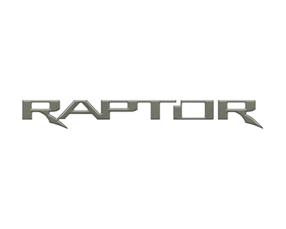 Raptor Tailgate Emblem Inserts Fits 2017-2026 Ford F-150 Raptor by Tufskinz.com