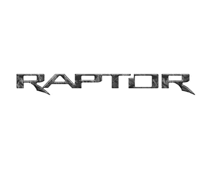 Raptor Tailgate Emblem Inserts Fits 2017-2026 Ford F-150 Raptor by Tufskinz.com