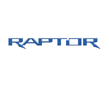 Raptor Tailgate Emblem Inserts Fits 2017-2026 Ford F-150 Raptor by Tufskinz.com
