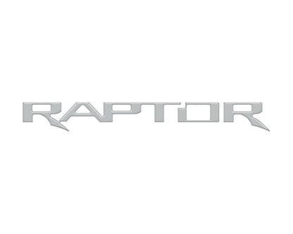 Raptor Tailgate Emblem Inserts Fits 2017-2026 Ford F-150 Raptor by Tufskinz.com