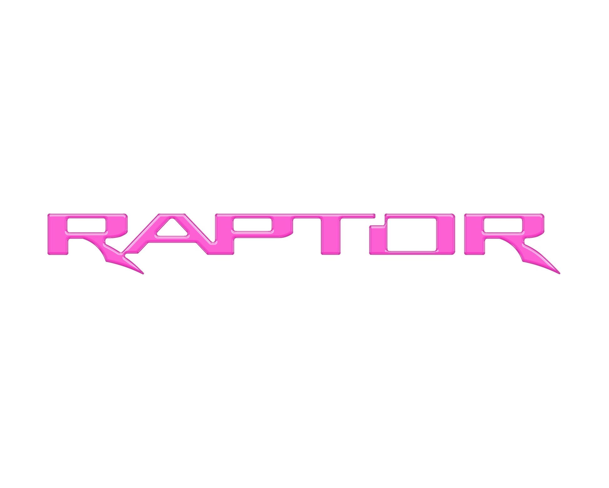 Raptor Tailgate Emblem Inserts Fits 2017-2026 Ford F-150 Raptor by Tufskinz.com