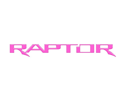 Raptor Tailgate Emblem Inserts Fits 2017-2026 Ford F-150 Raptor by Tufskinz.com