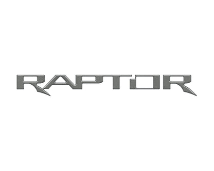 Raptor Tailgate Emblem Inserts Fits 2017-2026 Ford F-150 Raptor by Tufskinz.com