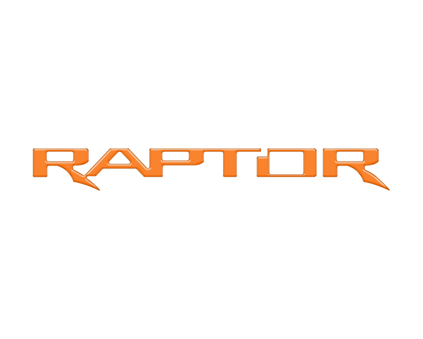 Raptor Tailgate Emblem Inserts Fits 2017-2026 Ford F-150 Raptor by Tufskinz.com