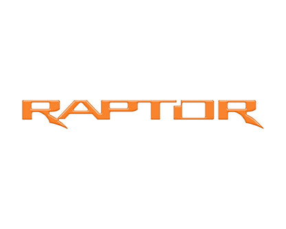 Raptor Tailgate Emblem Inserts Fits 2017-2026 Ford F-150 Raptor by Tufskinz.com