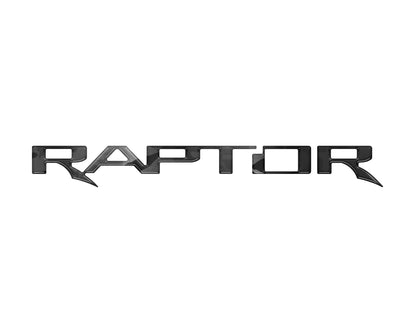 Raptor Tailgate Emblem Inserts Fits 2017-2026 Ford F-150 Raptor by Tufskinz.com