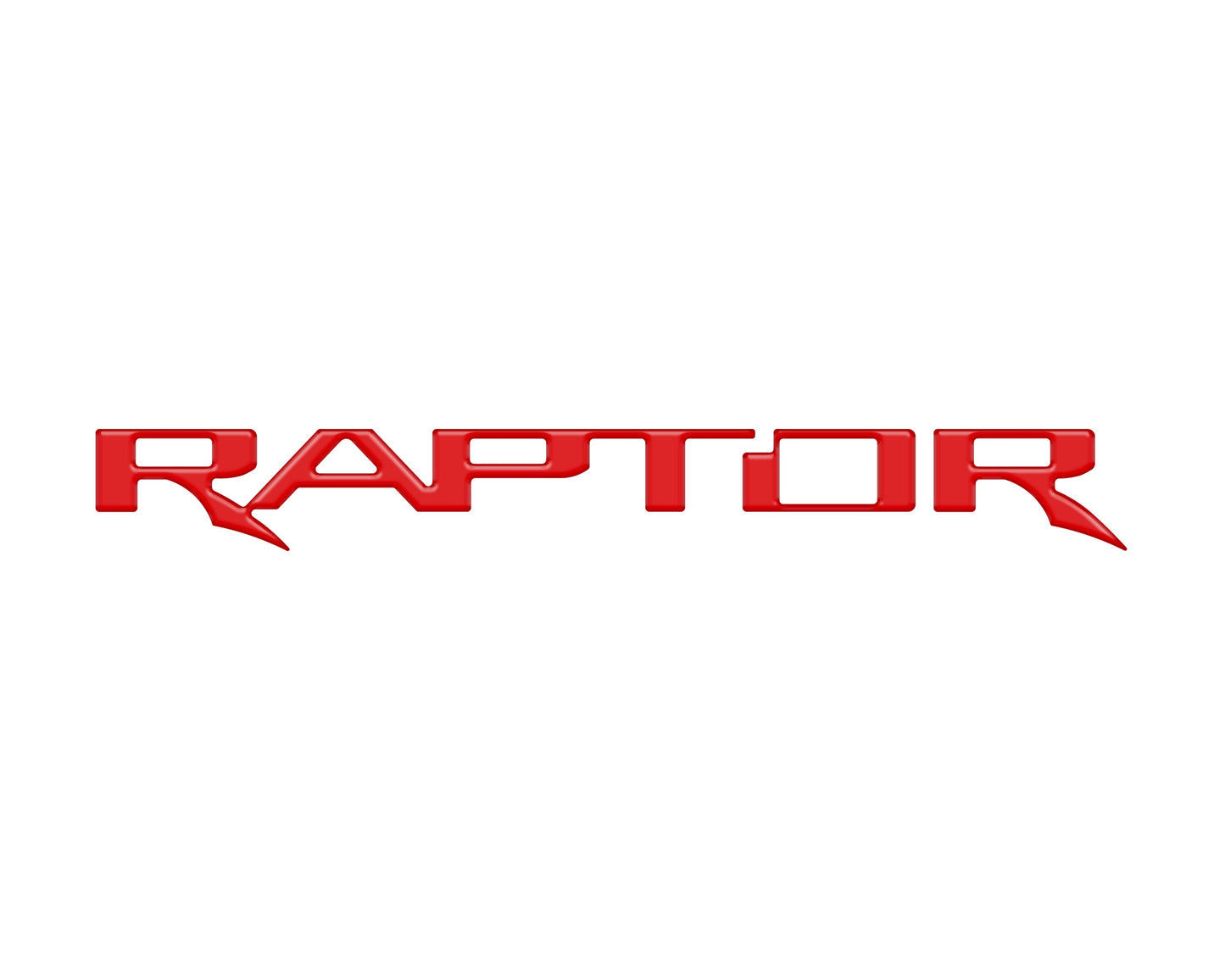 Raptor Tailgate Emblem Inserts Fits 2017-2026 Ford F-150 Raptor by Tufskinz.com
