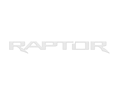 Raptor Tailgate Emblem Inserts Fits 2017-2026 Ford F-150 Raptor by Tufskinz.com