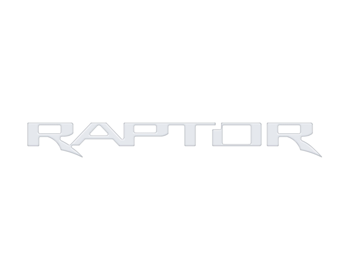 Raptor Tailgate Emblem Inserts Fits 2017-2026 Ford F-150 Raptor by Tufskinz.com