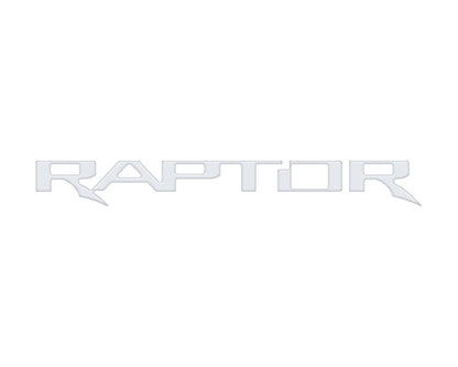 Raptor Tailgate Emblem Inserts Fits 2017-2026 Ford F-150 Raptor by Tufskinz.com
