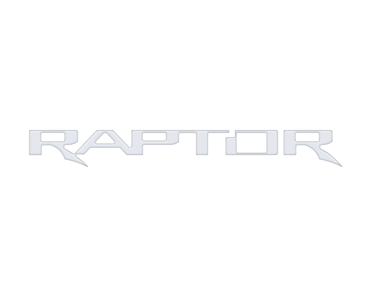 Raptor Tailgate Emblem Inserts Fits 2017-2026 Ford F-150 Raptor by Tufskinz.com