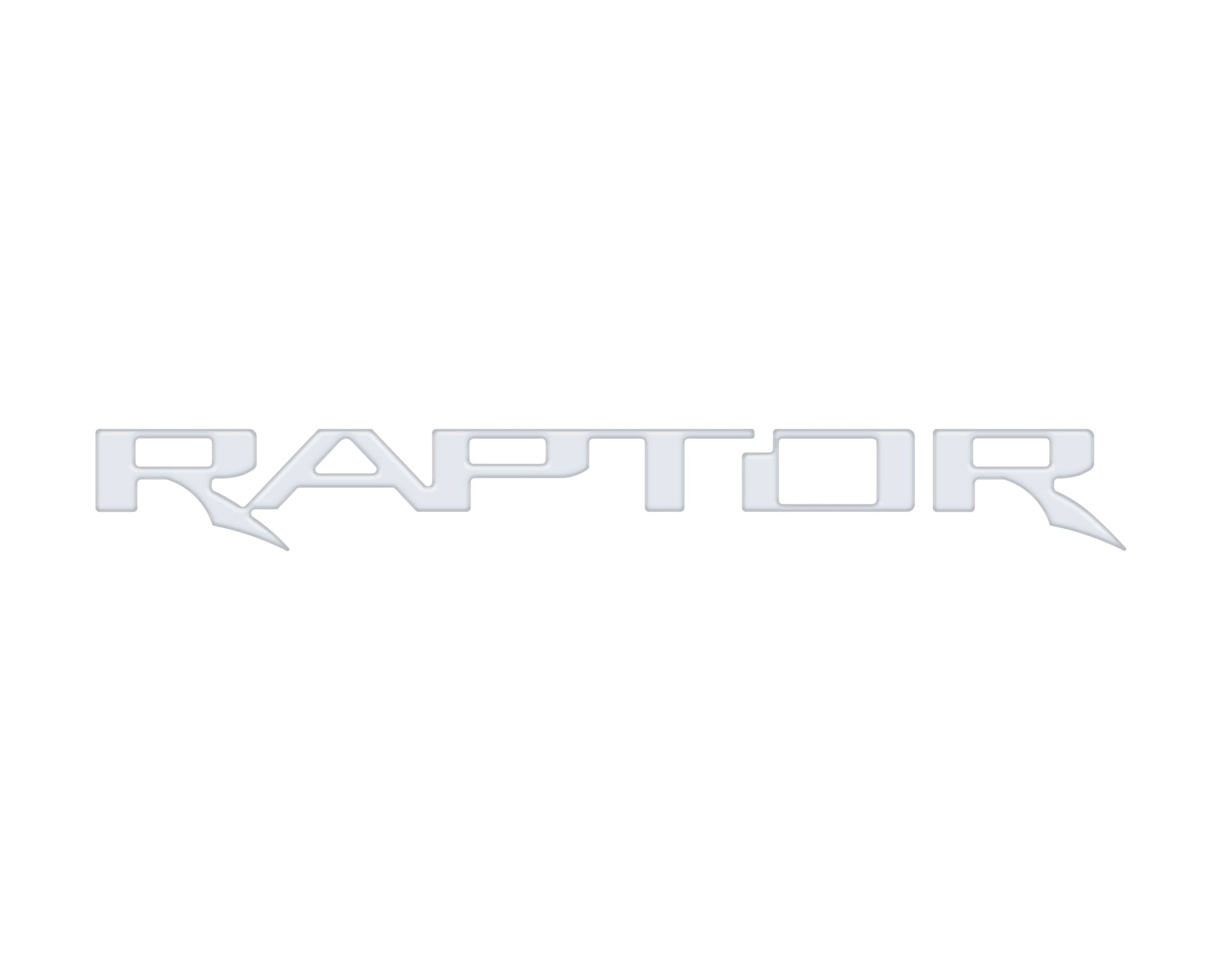 Raptor Tailgate Emblem Inserts Fits 2017-2026 Ford F-150 Raptor by Tufskinz.com
