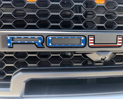 Grille Letter Inserts Fits 2015-2018, 2019-2020, 2021-2022 Ford F-150 by Tufskinz.com