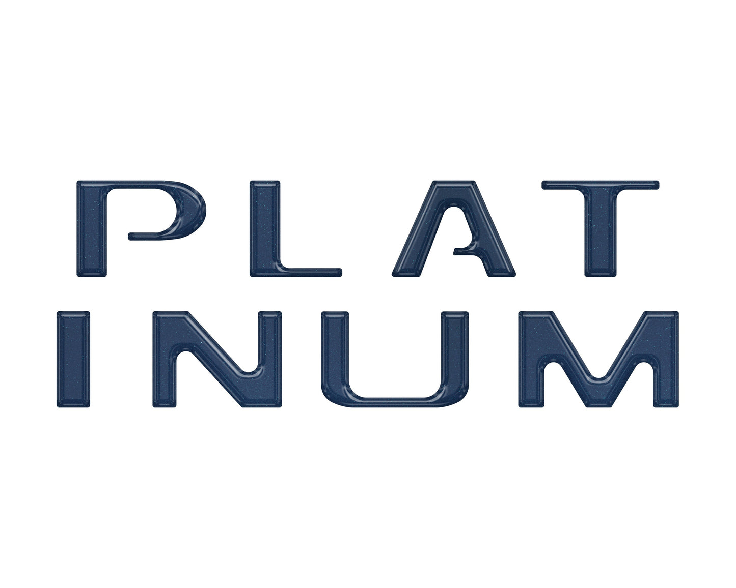 Tailgate Letter Inserts Fits 2018-2020 Ford F-150 Platinum by Tufskinz.com