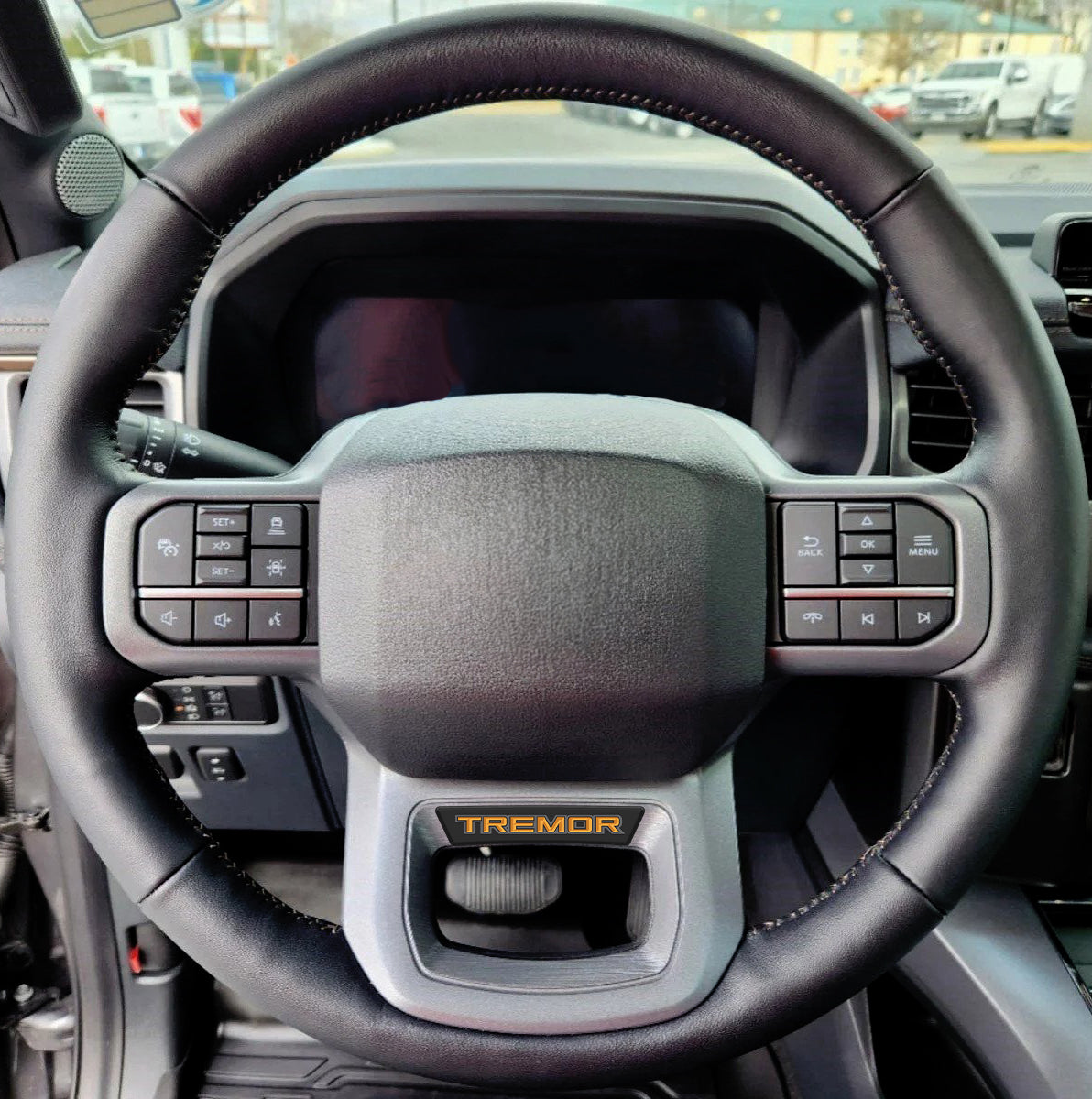 Steering Wheel Accent Trim Fits 2021-2026 Ford F-150 by Tufskinz.com