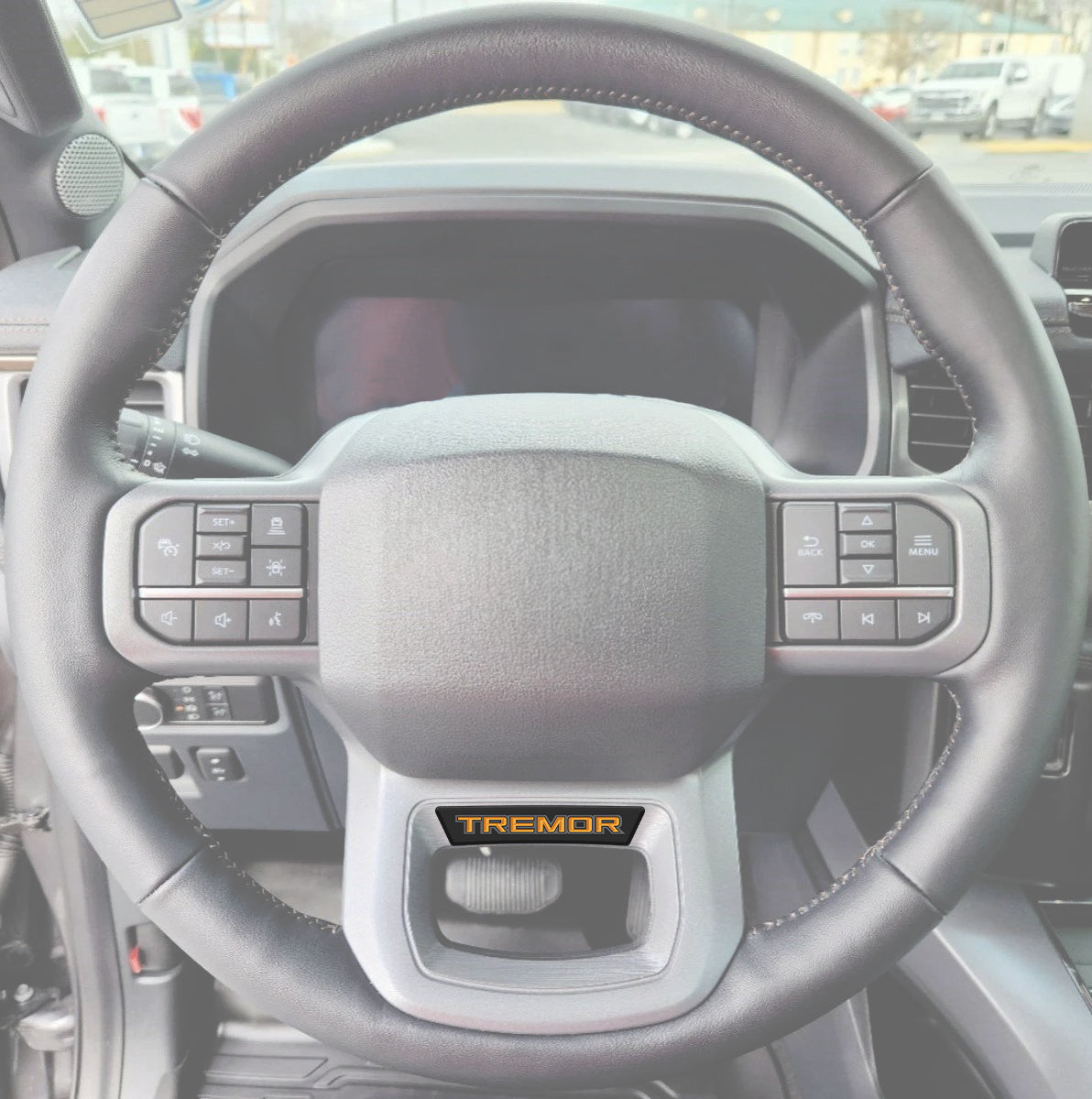 Steering Wheel Accent Trim Fits 2021-2026 Ford F-150 by Tufskinz.com
