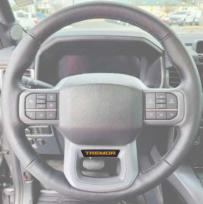 Steering Wheel Accent Trim Fits 2021-2026 Ford F-150 by Tufskinz.com
