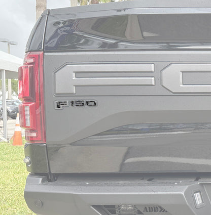 Tailgate Applique Emblem Accent Trim Fits 2017-2020 Ford F-150 Raptor/King Ranch/Platinum/Limited by Tufskinz.com