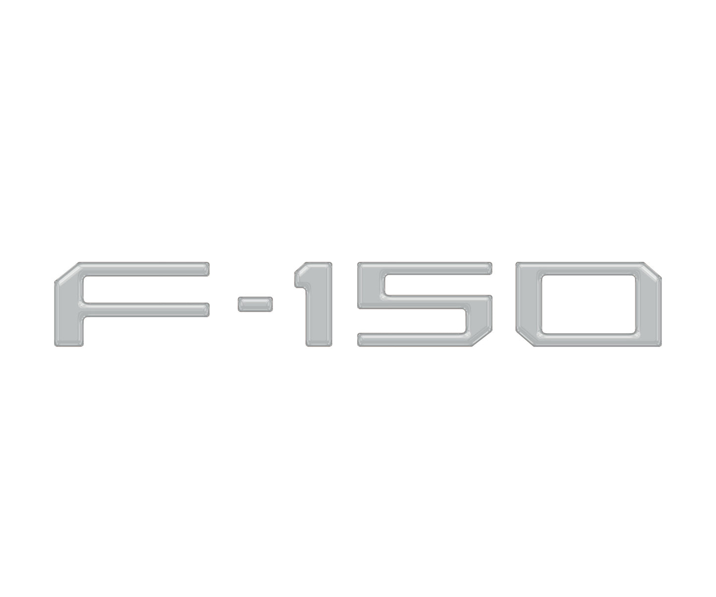 Tailgate Applique F-150 Emblem Overlays Fits 2021-2026 Ford F-150 Raptor/King Ranch/Platinum/Limited by Tufskinz.com