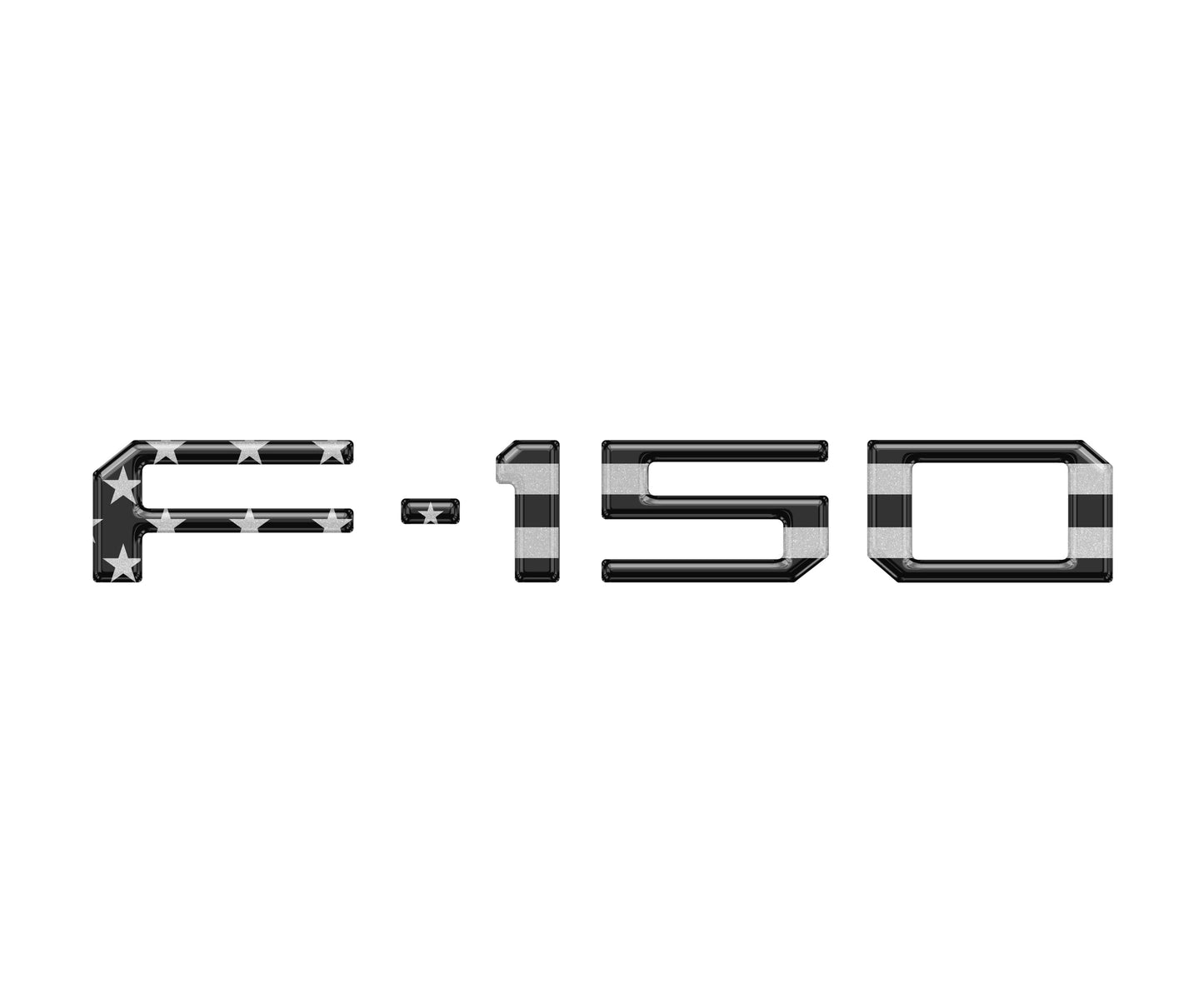 Tailgate Applique F-150 Emblem Overlays Fits 2021-2026 Ford F-150 Raptor/King Ranch/Platinum/Limited by Tufskinz.com