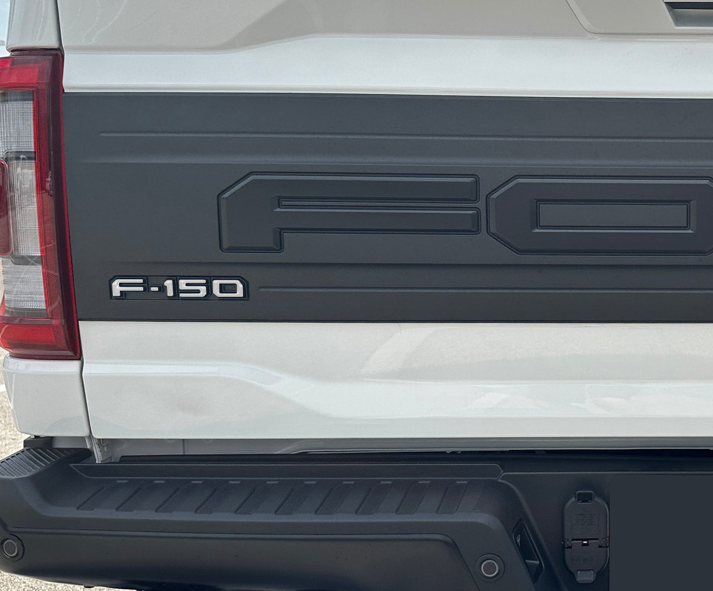 Tailgate Applique F-150 Emblem Overlays Fits 2021-2026 Ford F-150 Raptor/King Ranch/Platinum/Limited by Tufskinz.com
