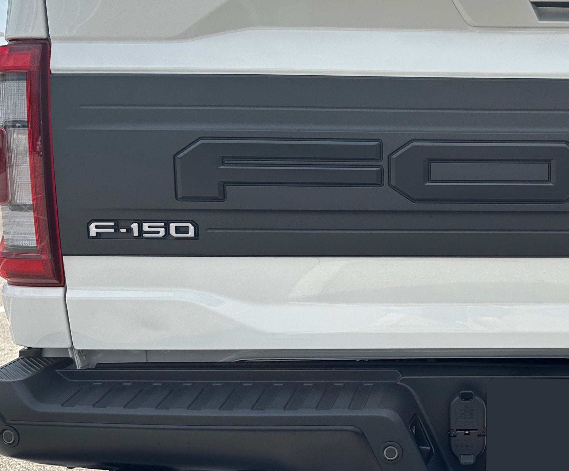 Tailgate Applique F-150 Emblem Overlays Fits 2021-2026 Ford F-150 Raptor/King Ranch/Platinum/Limited by Tufskinz.com