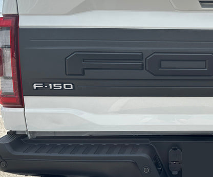 Tailgate Applique F-150 Emblem Overlays Fits 2021-2026 Ford F-150 Raptor/King Ranch/Platinum/Limited by Tufskinz.com