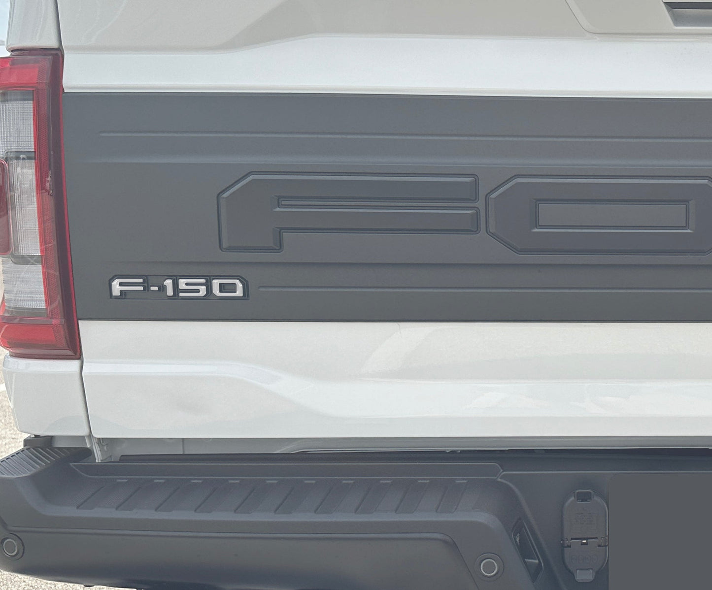 Tailgate Applique F-150 Emblem Overlays Fits 2021-2026 Ford F-150 Raptor/King Ranch/Platinum/Limited by Tufskinz.com