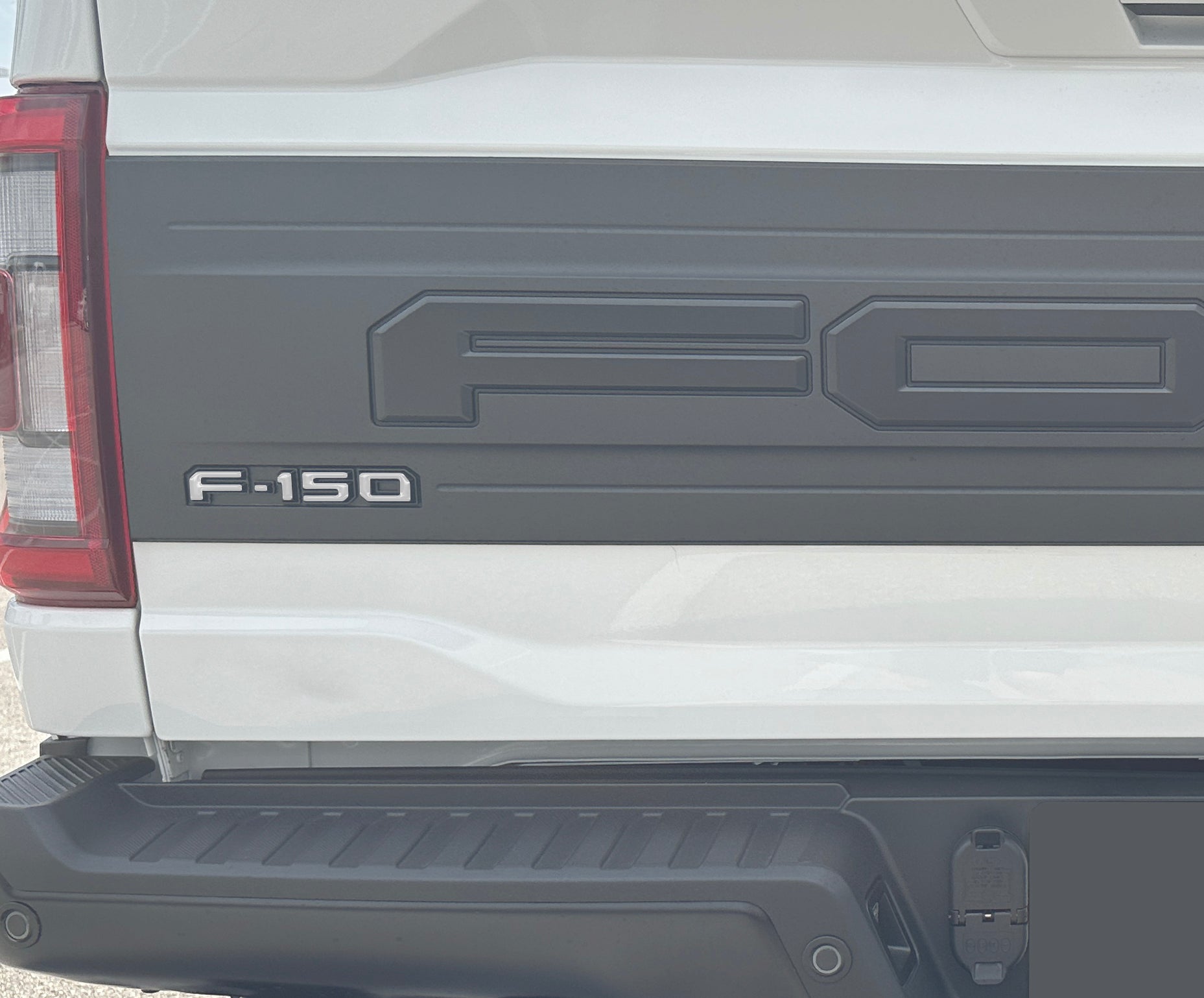 Tailgate Applique F-150 Emblem Overlays Fits 2021-2026 Ford F-150 Raptor/King Ranch/Platinum/Limited by Tufskinz.com