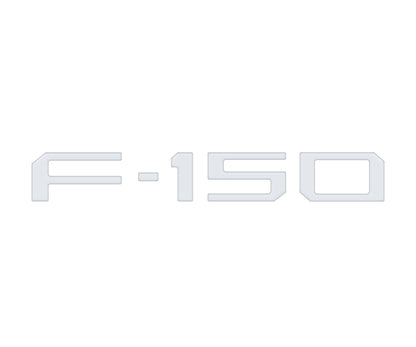 Tailgate Applique F-150 Emblem Overlays Fits 2021-2026 Ford F-150 Raptor/King Ranch/Platinum/Limited by Tufskinz.com