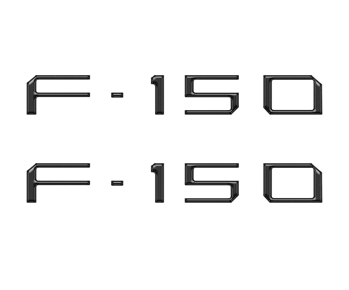 Charge Port Lid Letter Inserts Fits 2022-2026 Ford F-150 Lightning by Tufskinz.com