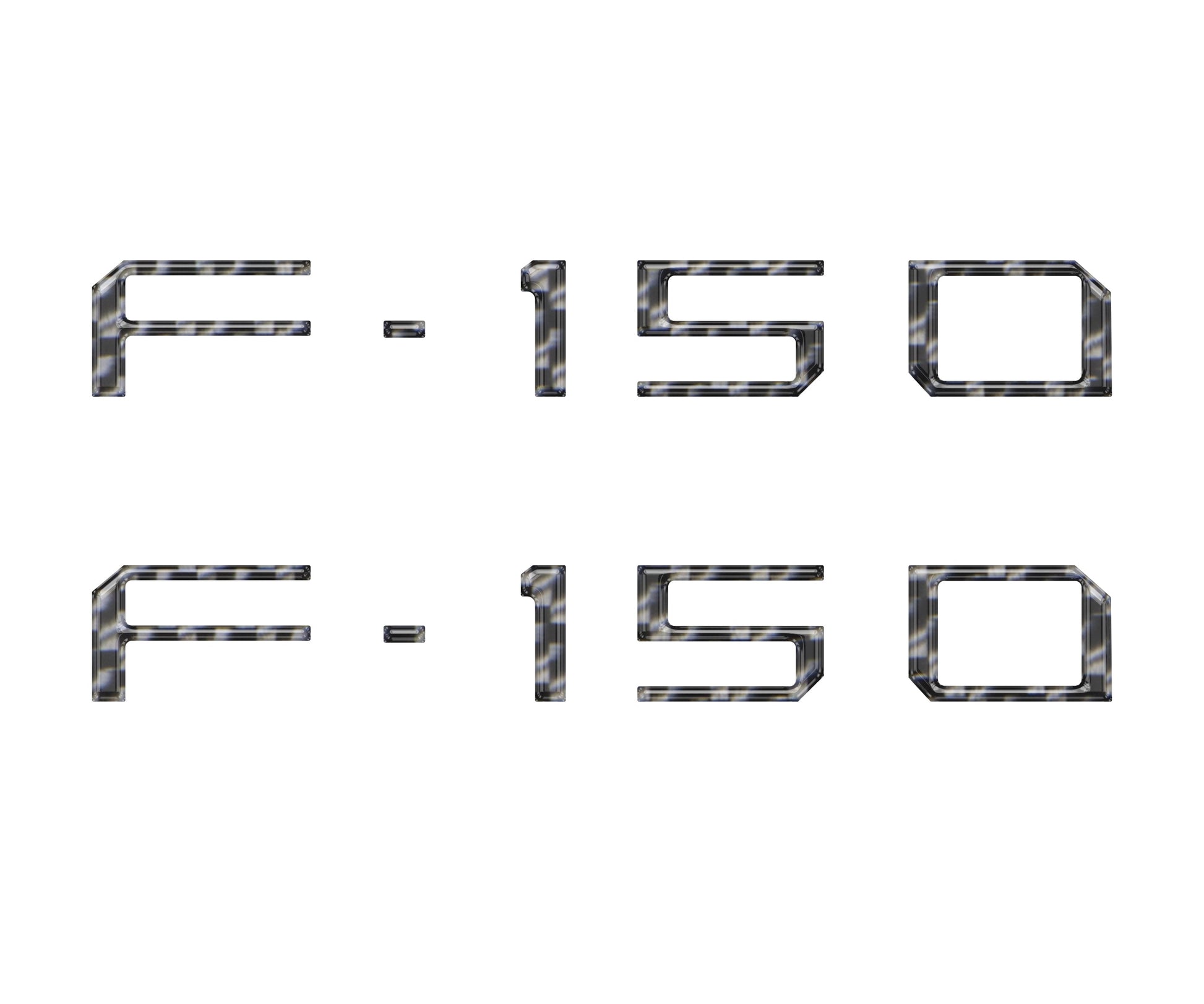 Charge Port Lid Letter Inserts Fits 2022-2026 Ford F-150 Lightning by Tufskinz.com