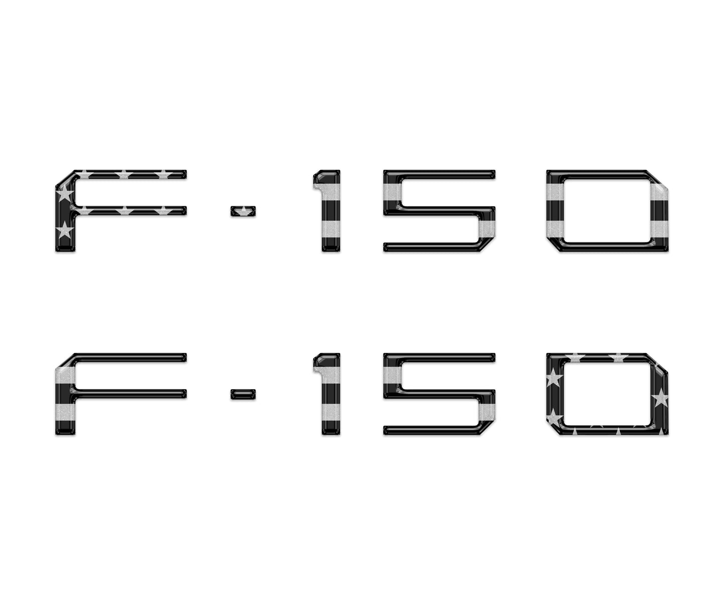 Charge Port Lid Letter Inserts Fits 2022-2026 Ford F-150 Lightning by Tufskinz.com