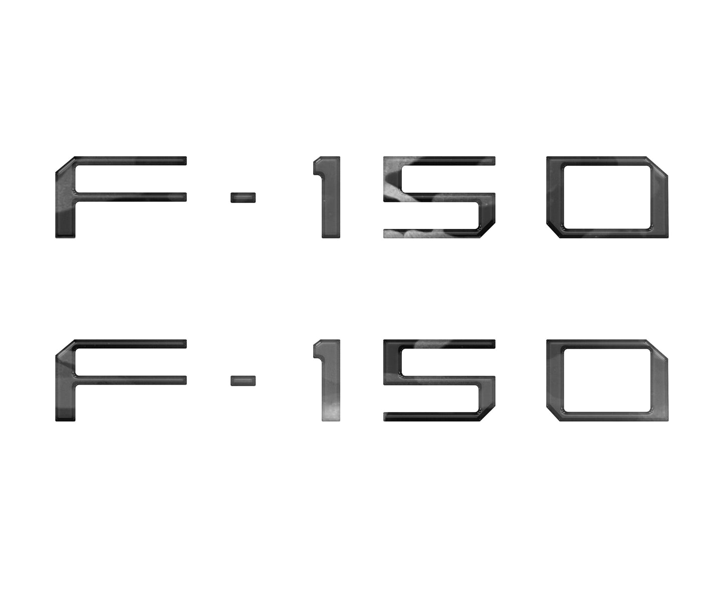 Charge Port Lid Letter Inserts Fits 2022-2026 Ford F-150 Lightning by Tufskinz.com