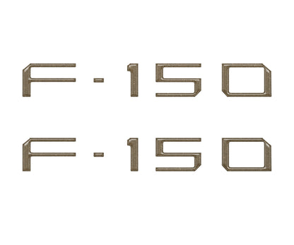 Charge Port Lid Letter Inserts Fits 2022-2026 Ford F-150 Lightning by Tufskinz.com