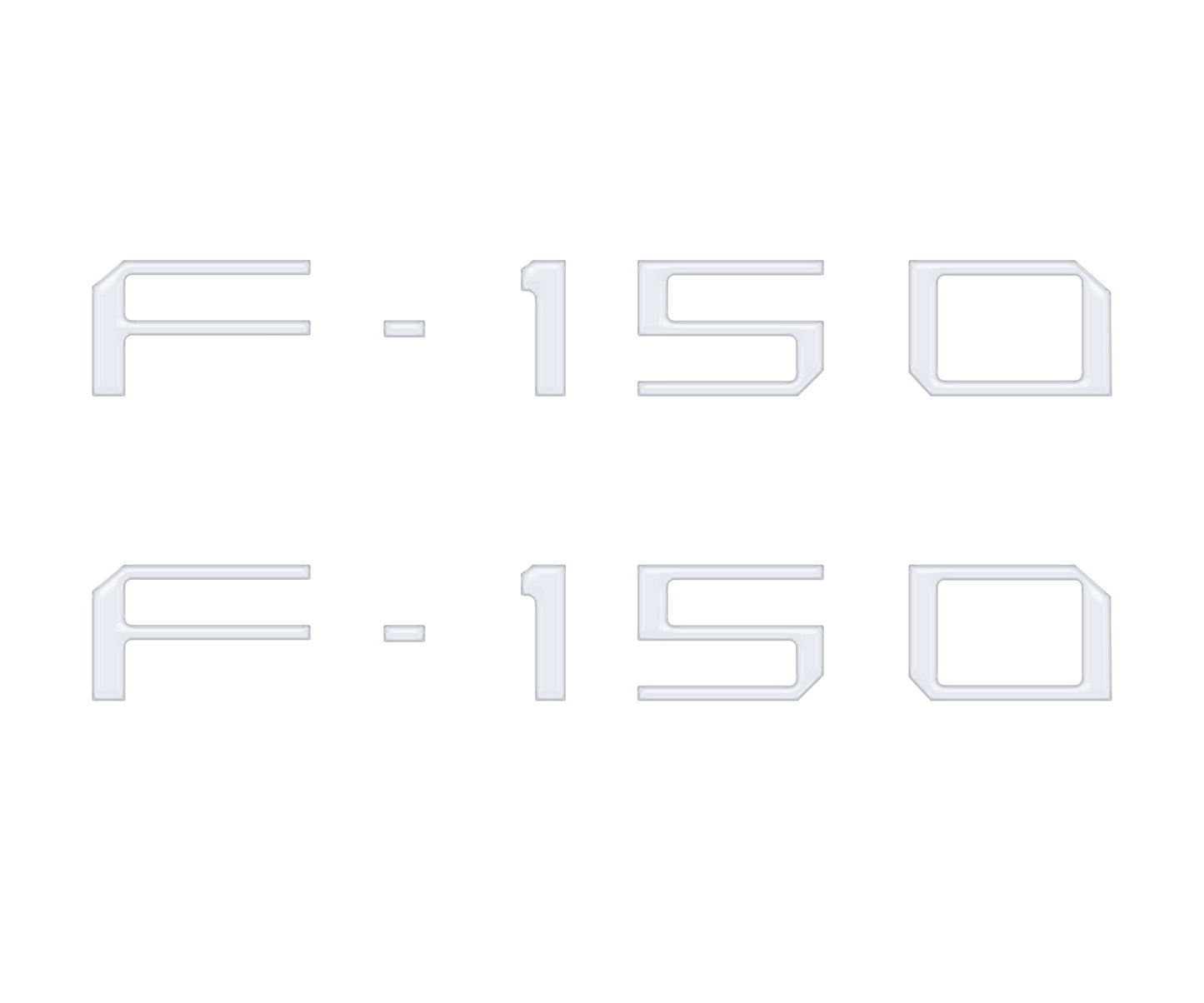 Charge Port Lid Letter Inserts Fits 2022-2026 Ford F-150 Lightning by Tufskinz.com