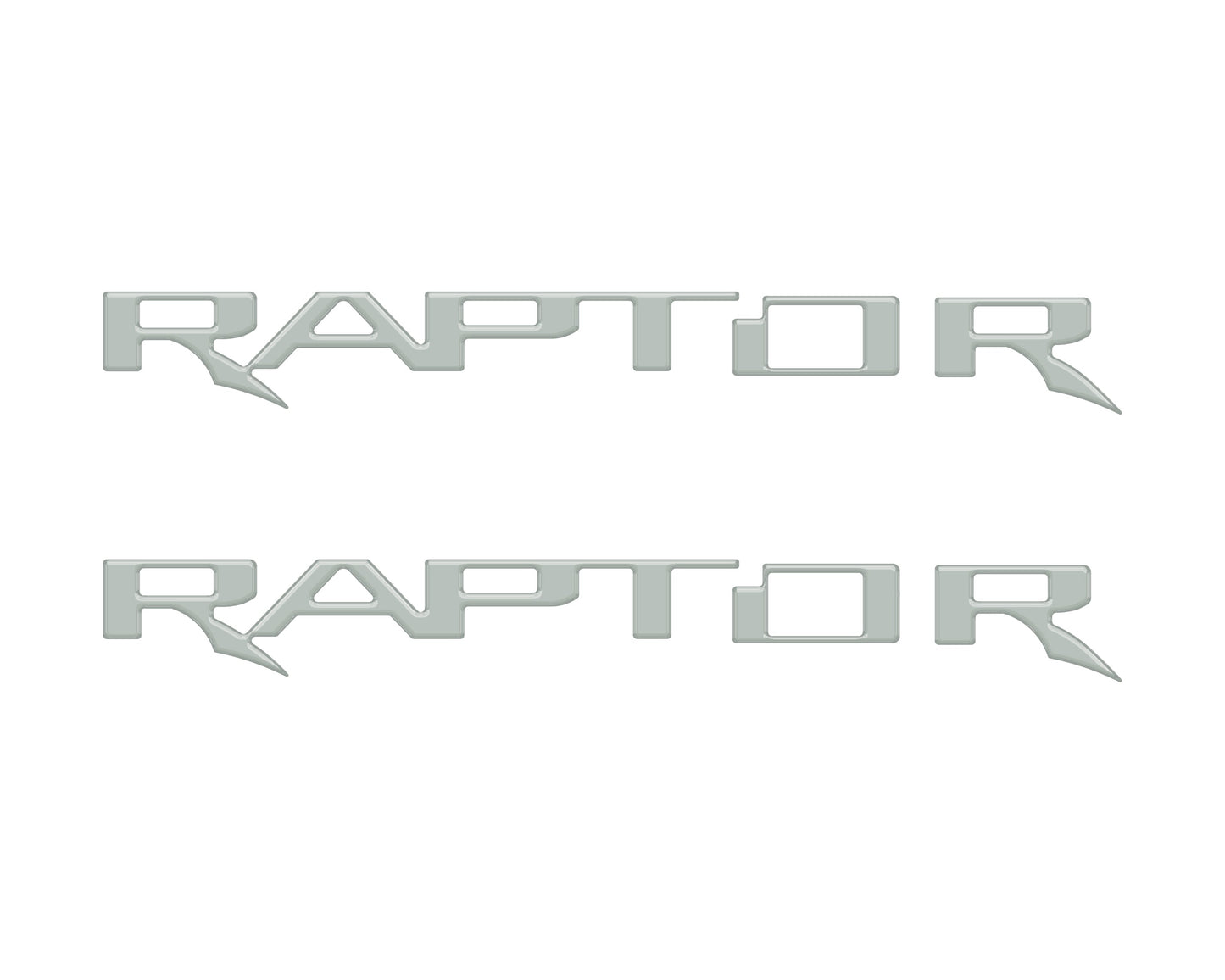 Hood Cowl Emblem Inserts Fits 2021-2026 Ford F-150/Bronco Raptor by Tufskinz.com