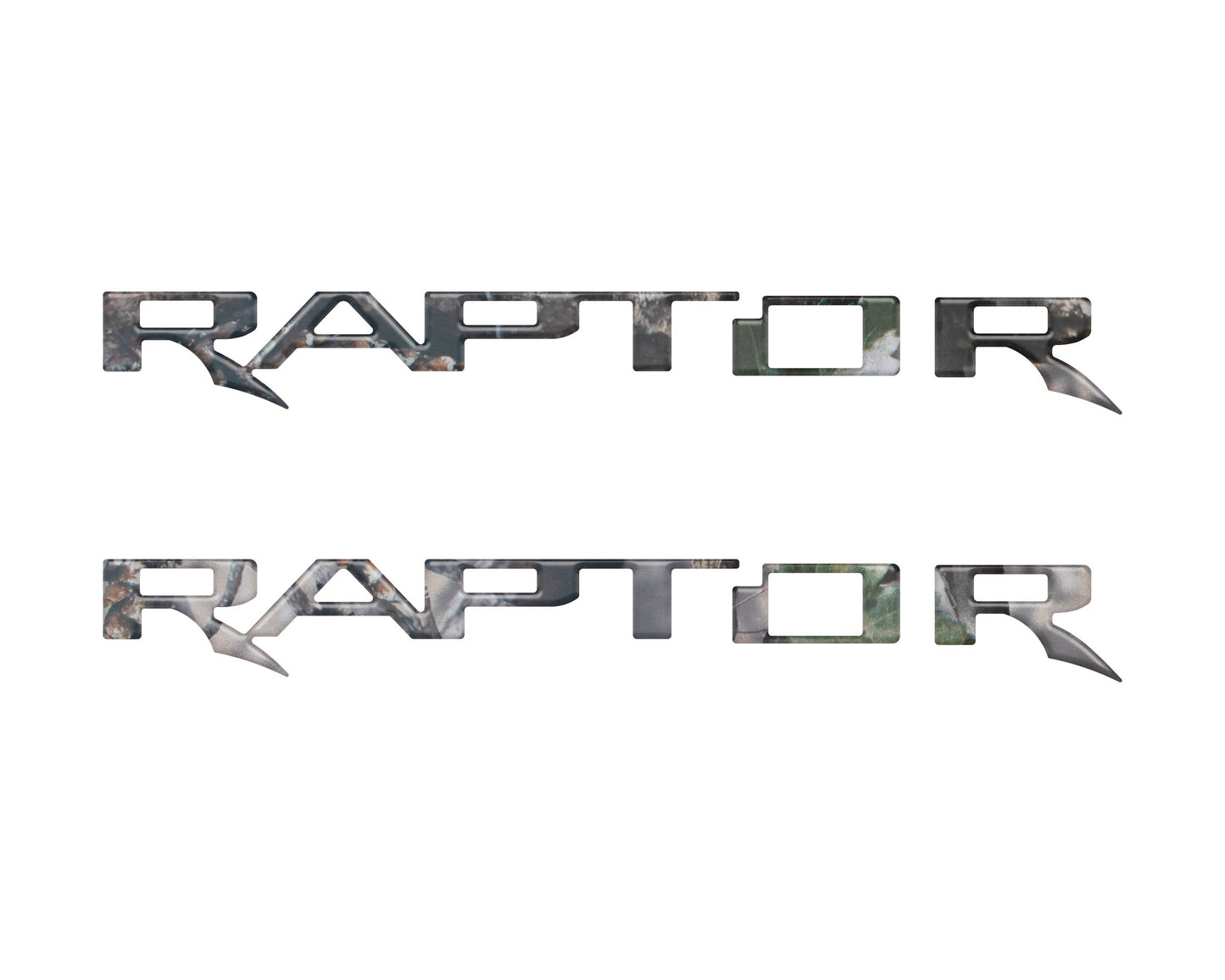 Hood Cowl Emblem Inserts Fits 2021-2026 Ford F-150/Bronco Raptor by Tufskinz.com
