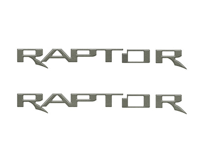Hood Cowl Emblem Inserts Fits 2021-2026 Ford F-150/Bronco Raptor by Tufskinz.com