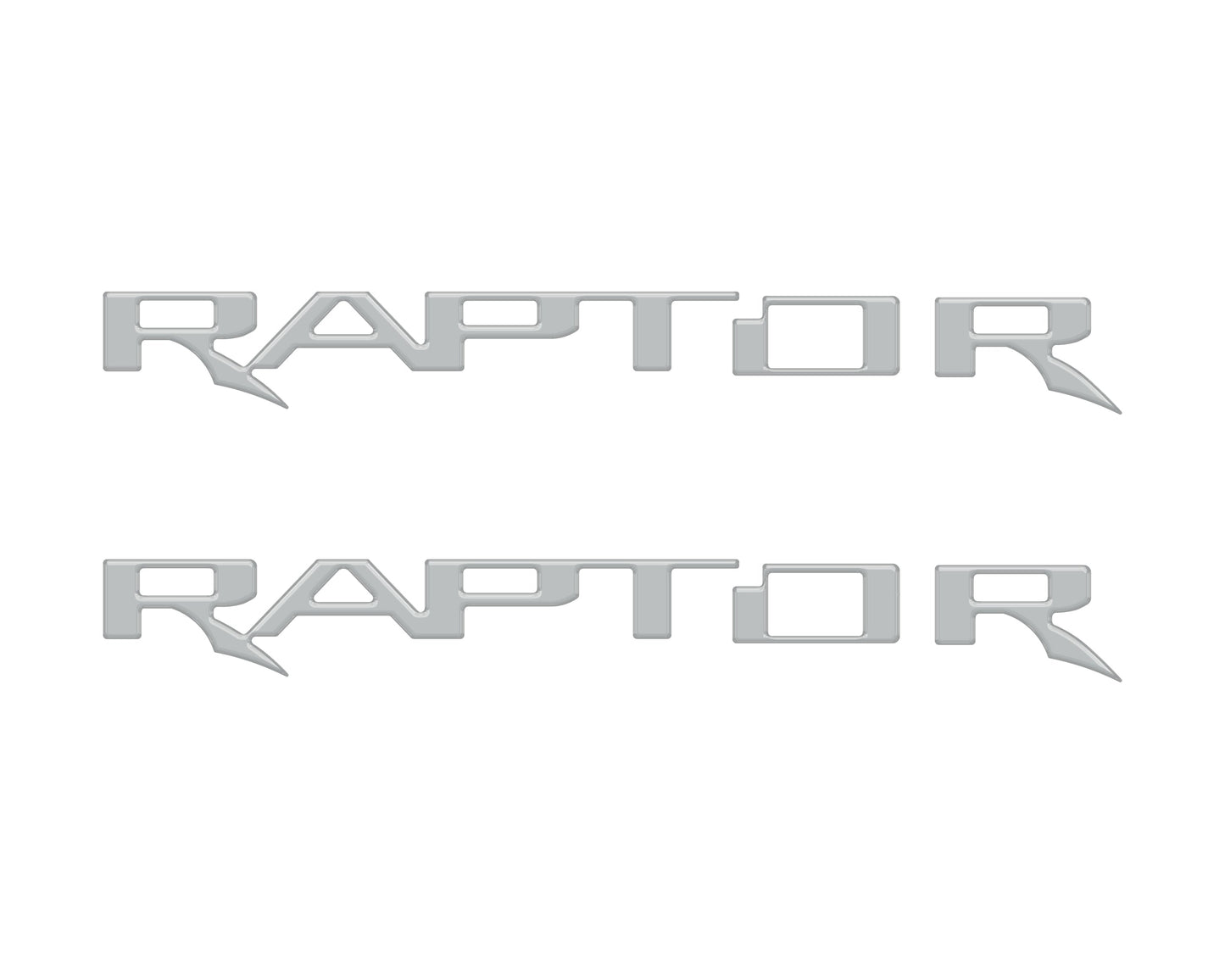 Hood Cowl Emblem Inserts Fits 2021-2026 Ford F-150/Bronco Raptor by Tufskinz.com