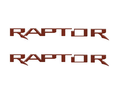 Hood Cowl Emblem Inserts Fits 2021-2026 Ford F-150/Bronco Raptor by Tufskinz.com