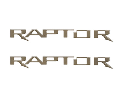Hood Cowl Emblem Inserts Fits 2021-2026 Ford F-150/Bronco Raptor by Tufskinz.com