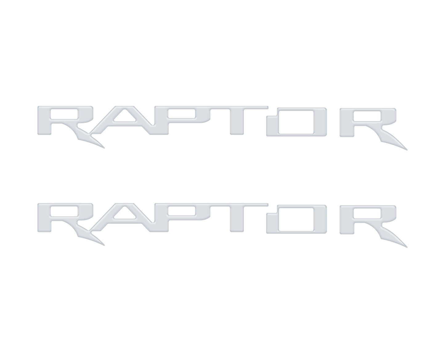 Hood Cowl Emblem Inserts Fits 2021-2026 Ford F-150/Bronco Raptor by Tufskinz.com