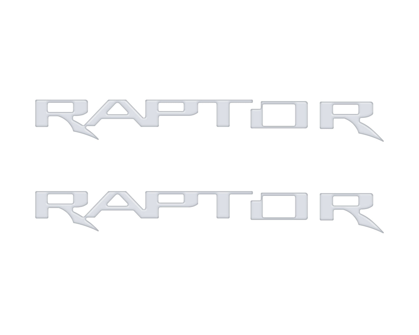 Hood Cowl Emblem Inserts Fits 2021-2026 Ford F-150/Bronco Raptor by Tufskinz.com