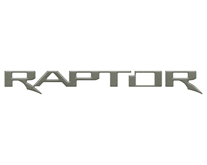 Raptor Tailgate Emblem Inserts Fits 2017-2026 Ford F-150 Raptor by Tufskinz.com